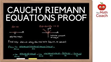 Cauchy-Riemann Equations Explained (with Proof) | Complex Analysis #1