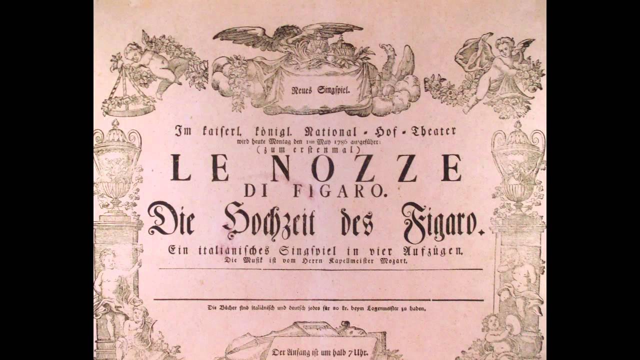 für Streichquartett W A Die Hochzeit des Figaro Mozart Le Noze di Figaro