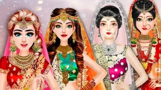 Indian Traditional Wedding Salon Game💄👸 |  Makeup Dress Up Gameplay screenshot 4