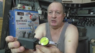 видео: Эксцентриковое точение  Державка для индикатора часового типа. картинка: Эксцентриковое точение  Державка для индикатора часового типа.