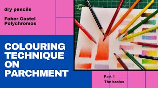 Faber Castell Polychromos for beginners - part 1. Parchment art #43. Subtitles Net Worth