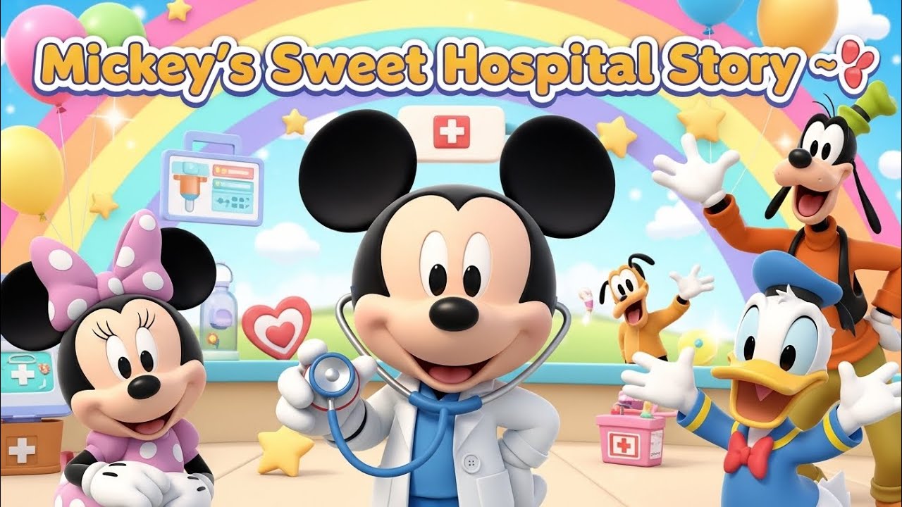 Mickey’s Sweet Hospital Story 🏥🌈 | Cartoon for Kids