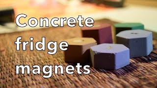Concrete Fridge Magnets - By Residentmaker