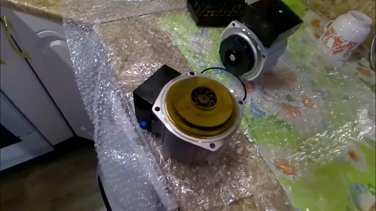 Замена насоса на котле Навьен - YouTube