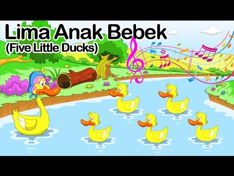 Lima Anak Bebek ( Five Little Ducks ) | Lagu Anak Indonesia