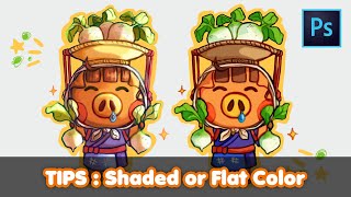 Flat or Shaded is better ?! | Daisy Mae