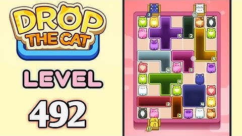 Drop the Cat! Level 492 Walkthrough