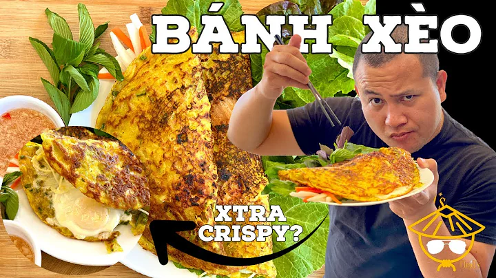 Perfect Extra Crispy Bánh Xèo - Vietnamese Crepe