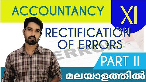 Rectification of errors part 2 | Accountancy plus one