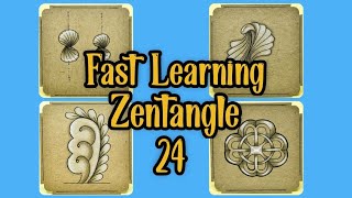 Fast Learning Zentangle || Part 24 || Easy Drawing