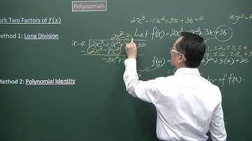 Polynomials - Cubic Equations (Additional Mathematics Secondary 3/4)