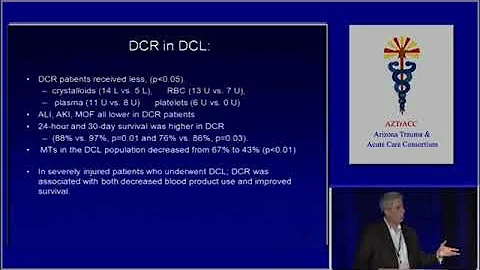 Damage Control Resuscitation - STACS 2013