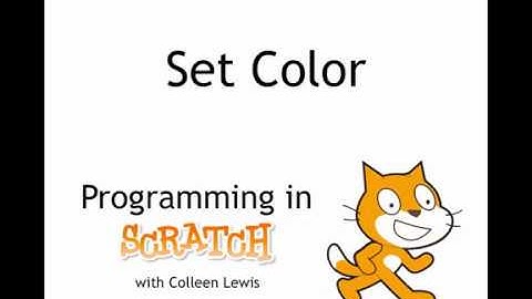 2  Set Pen Color and Width Video