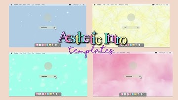 Aesthetic Intro Templates no text I Free to Use