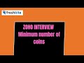 Minimum number of coins