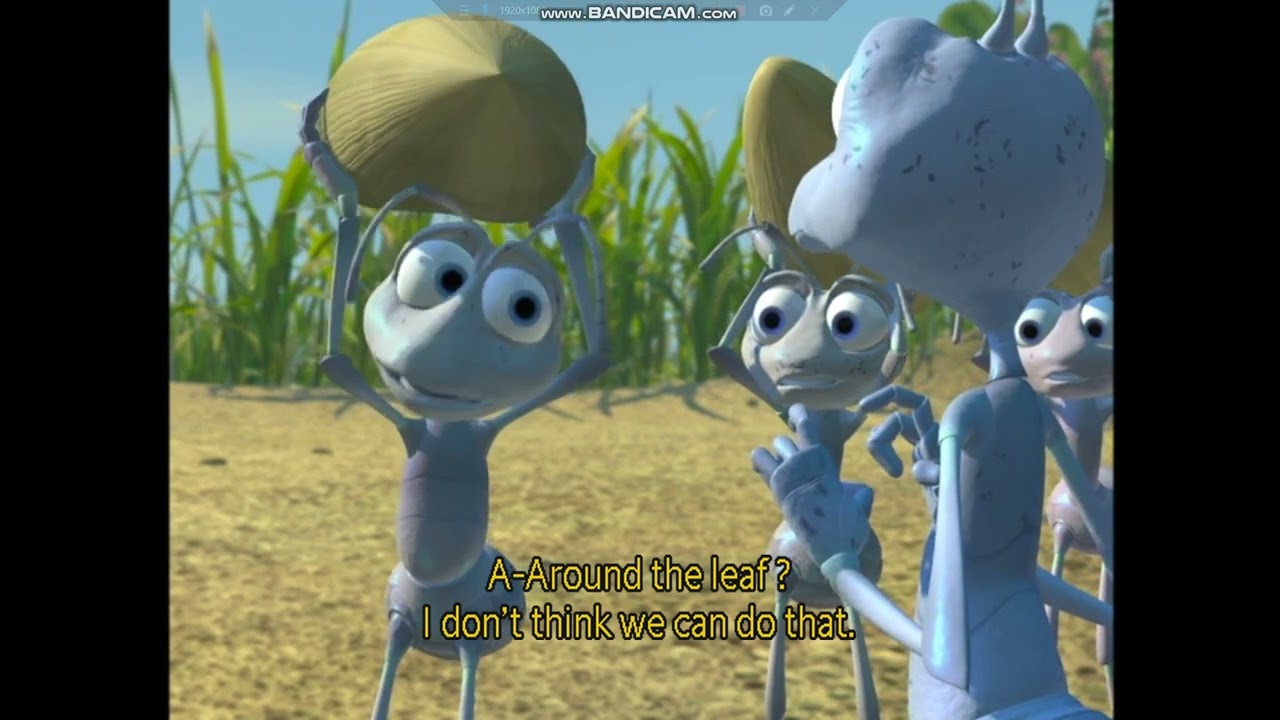 A Bug's Life (1998) Opening Scene (Sound Effects Version)