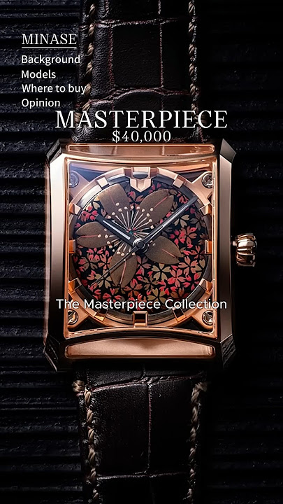 This JAPANESE Watch Brand Is ART