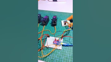 3 Axis Servo Motor Control with mpu6050 module #mpu6050 #gyroscope