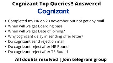 🔴 Genc update HR Round on 20 Nov | Cognizant 2022 Batch | Interview Questions | TR HR round | Doubts