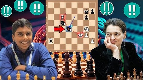 Aggressive chess Game :47 By Pranav V vs Alexandra Kosteniuk
