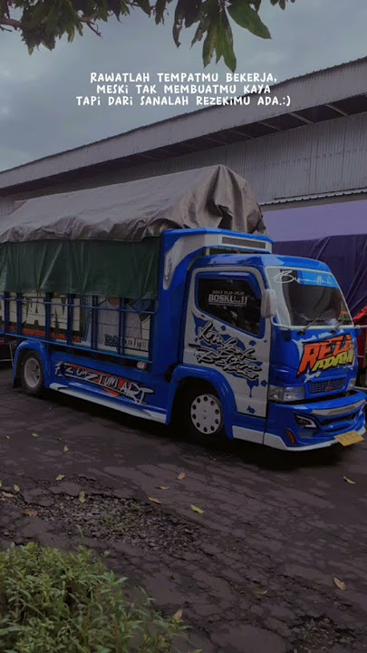 STORY WA KATA-KATA TRUCK CANTER BIRU MBOIS🤟🏻😁🤙🏻