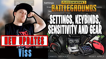 Viss PUBG Settings, Keybinds, Sensitivity, Gear and Setup Pro Player Updates 2019
