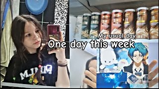 one day this week // my usual day [ENG/RUS]