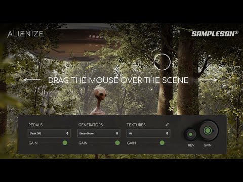 Alienize - Cinematic Instrument with mouse gestures.