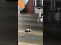 threading the stainless steel with thread form tap.#threadmachining #chipfreethread #threadtools