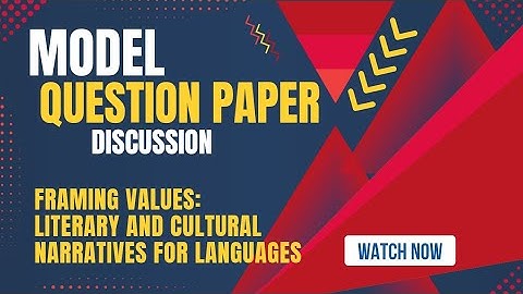 Model Question Paper discussion | VAC BA Languages