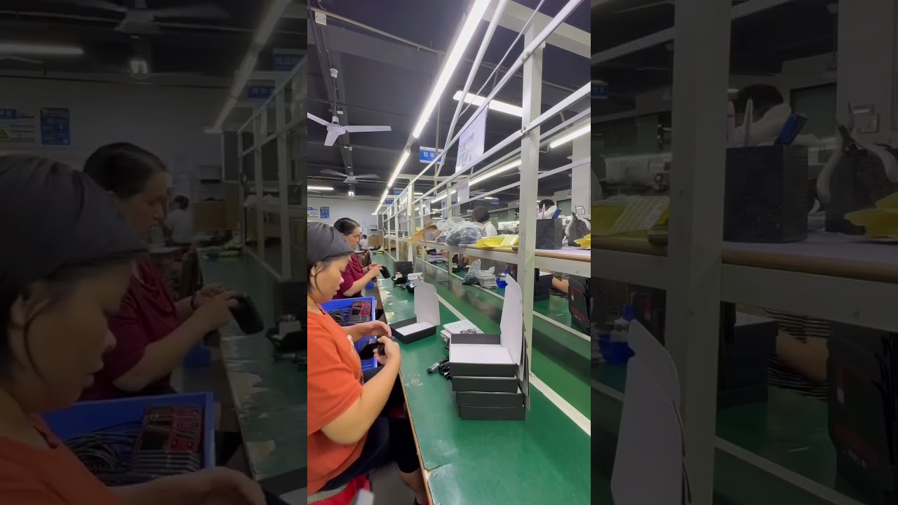 Package production line in our factory.