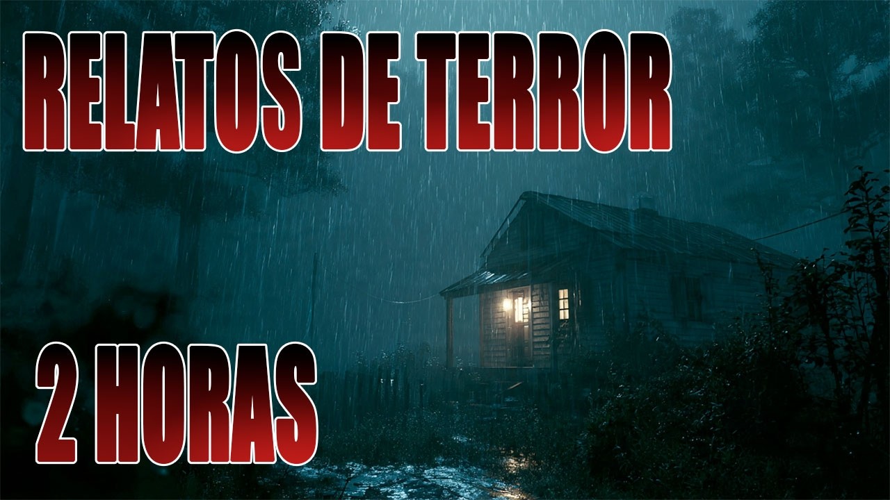 2 horas de relatos de terror con sonido de lluvia que te dejaran pensando..