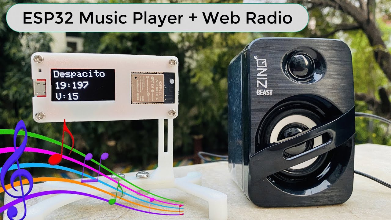 Simple ESP32 Internet Radio with OLED Display 