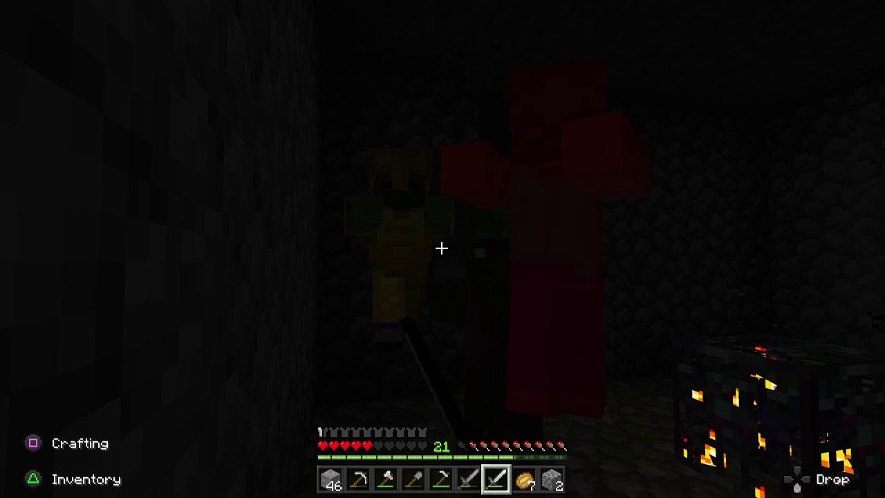 First Zombie Spawner Encounter In Minecraft!