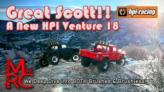 HPI Venture 18 Toyota SR5 – Brushed & Brushless Crawler Deep Dive Review + Trail Run!