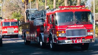 LAFD Light Force 64 Cancels Response to Sheard Hydrant / Watts