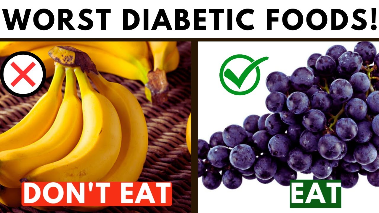 The 5 Most Terrible and Worst Foods For Diabetic (RUN FROM THESE FOODS