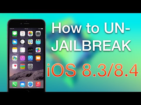 How to Un-Jailbreak & Maintain iOS Version
