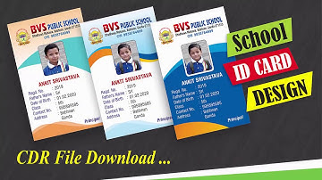 #72 || School ID Card Design || Basic CorelDraw in Hindi
