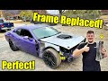 I Fixed The FRAME DAMAGE on My Dodge Challenger For 60 Dollars!