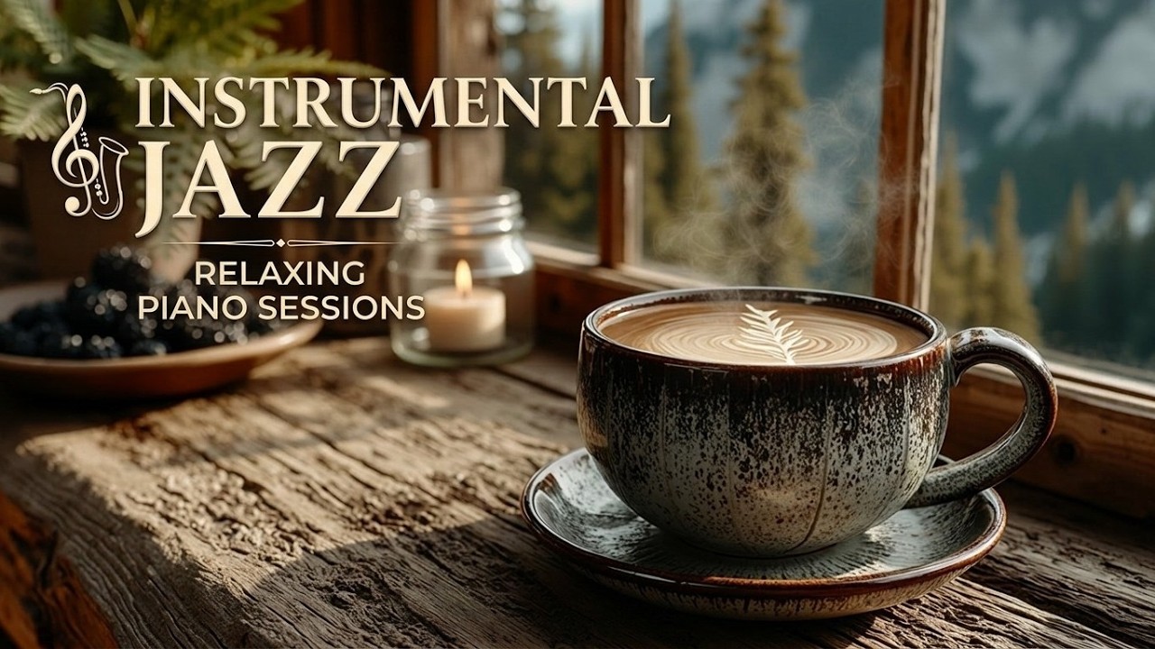 Smooth Jazz Instrumental | Cozy Cafe Music for Great Mood ~ Relaxing ...