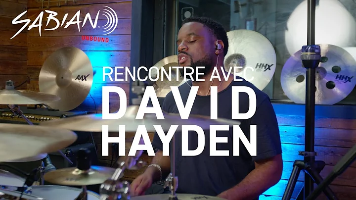 Interview du batteur David Hayden avec son set de ...