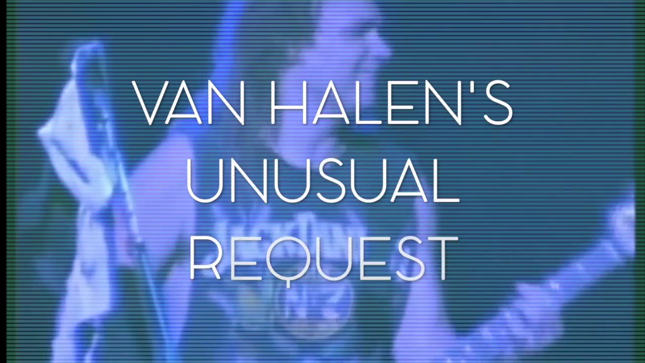 Van Halen's Unusual Request | Musette Music's Anecdotes