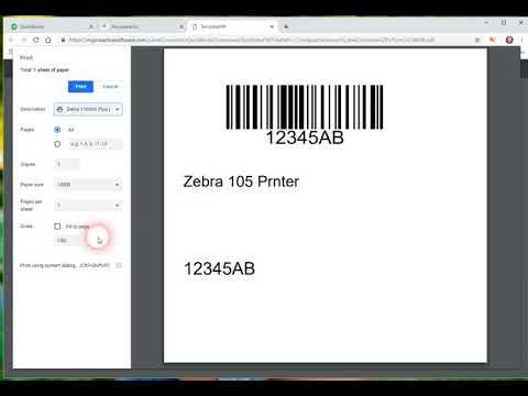 print inventory labels from quickbooks
