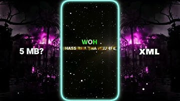 😈 CHANDU ❎ CHAMPION ✅ Attitude Xml File 😈 Attitude Xml 🥵 2 line attitude xml 💀😈 #attitude #xml_file