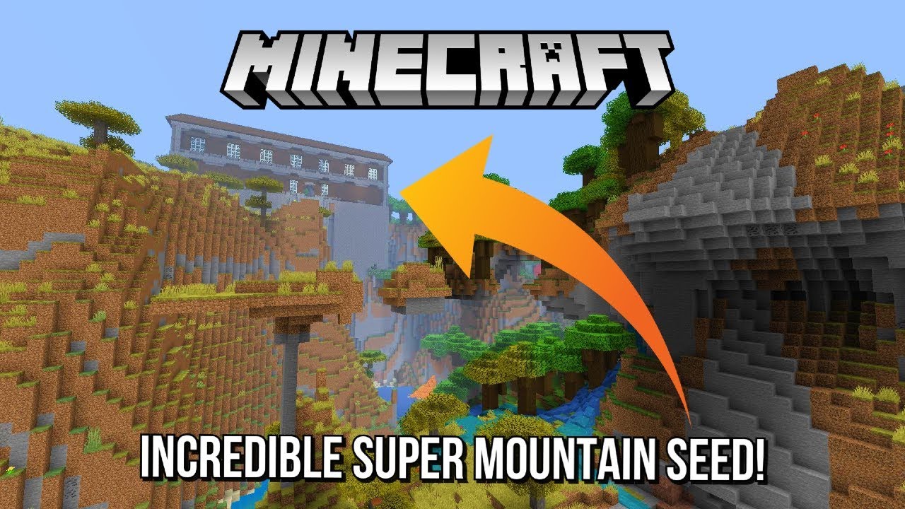 Minecraft Incredible Super Mountain Seed Minecraft Ps4 Xbox One Ps3 Xbox 360 Youtube