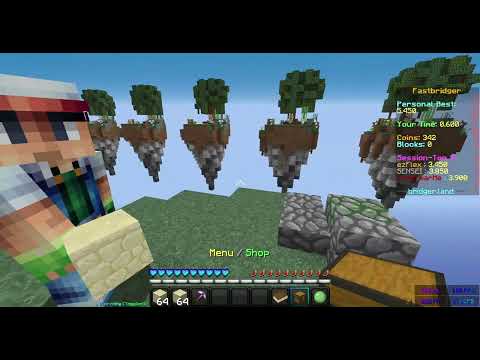 I MASTERED GODBRIDGING AGAIN (using butterfly click) | Minecraft (Java) BridgerLand