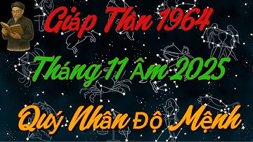 TIN VUI LỚN! Tuổi Giáp Thìn 1964 Được Quý Nhân Độ Mệnh Trong Tháng 11 Âm 2025 !!!