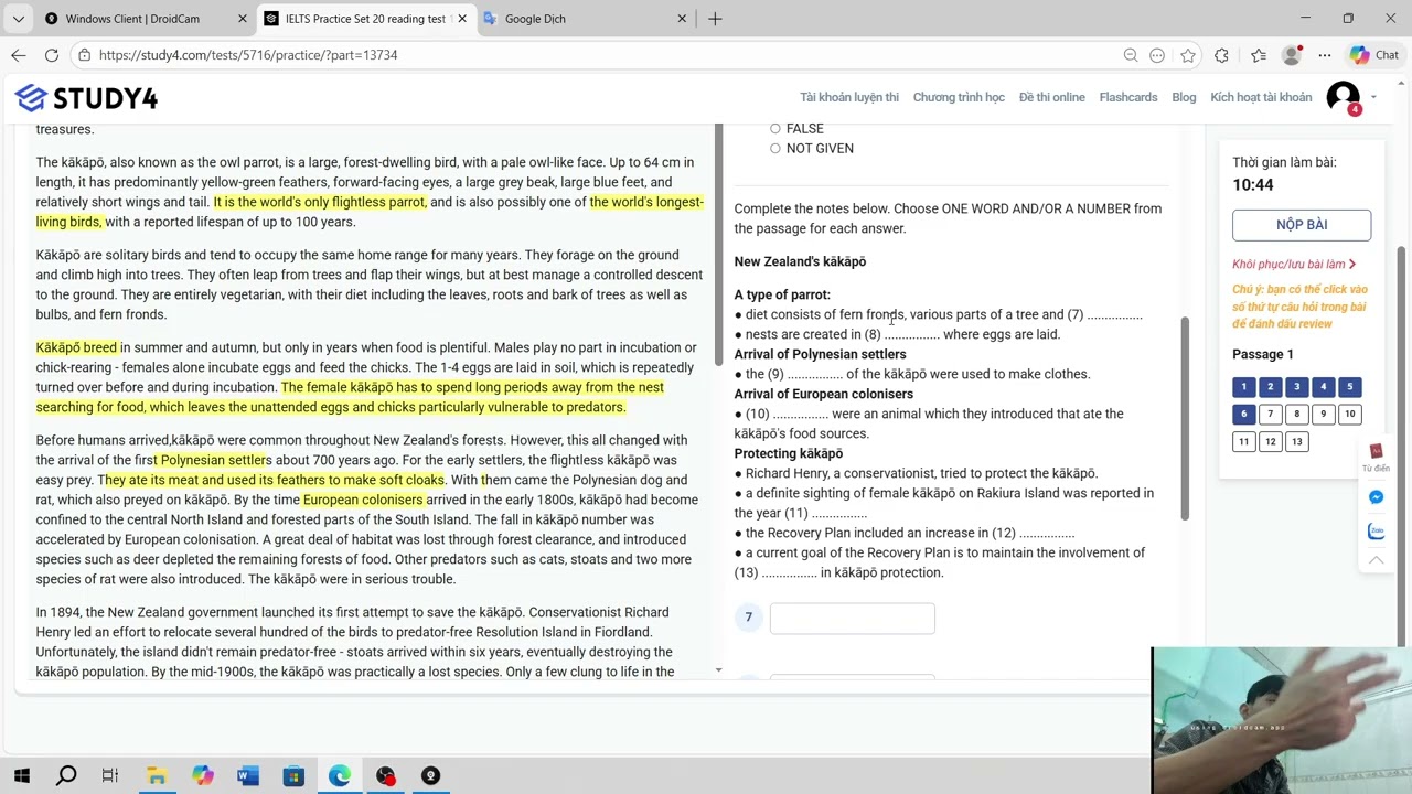 Giải đề Cambridge IELTS 20 ( Reading), test 1, passage 1
