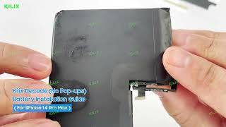 Install instructions: No pop up Decode battery on 14 Pro Max